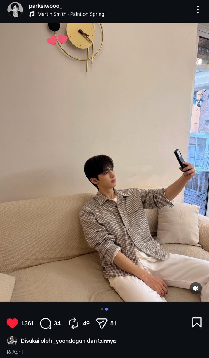 jmrjluv_'s tweet photo. Sebelom drama nya rilis juga udah se pacaran itu bjir abang Dogun ama adek Siwoo. Ampe lovestagram gini 😝 tapi postingan nya adek yang ini, udah gk ada. Entah di arsip or di delete, idk. Padahal se cocok itu ya ama abang 🤤 #검사실의제안 #TheProsecutorsProposal https://t.co/i0mwqde9i5