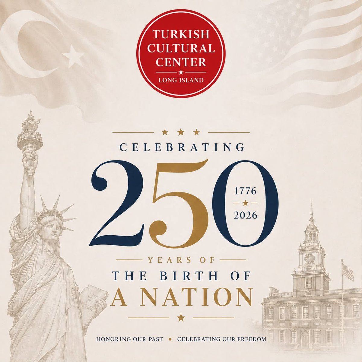 TCCLongIsland's tweet photo. 🇺🇸Нарру Fourth of July, Dear Americans!
Happy 250th Birthday, America! 🇺🇸 ❤️🤍💙 https://t.co/gJsalMmvNd