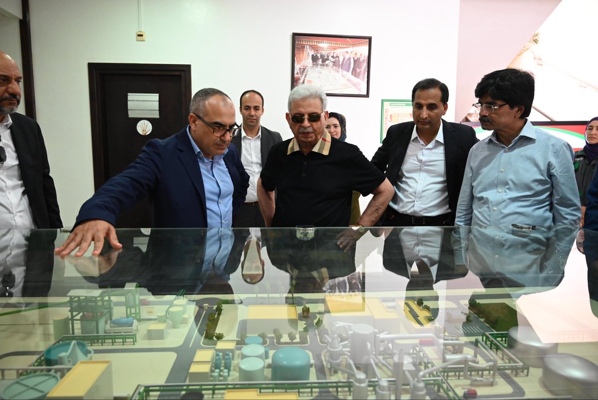 OCPGroup's tweet photo. OCP Group welcomed H.E. Rana Tanveer Hussain, Federal Minister for National Food Security and Research of the Islamic Republic of Pakistan, to Jorf Lasfar as part of his official visit to Morocco.

The visit provided an opportunity for discussions with OCP Group’s teams on food security and the resilience of fertilizer supply chains.

This visit builds on a partnership of more than 20 years between OCP and Pakistan, in support of the development of Pakistan’s agricultural sector.

OCP Group looks forward to continuing and deepening this relationship of trust, in service of sustainable agricultural development, farmers, and communities in Pakistan.

#OCPGroup #Nutricrops #Pakistan #FoodSecurity #Agriculture #Partnership
