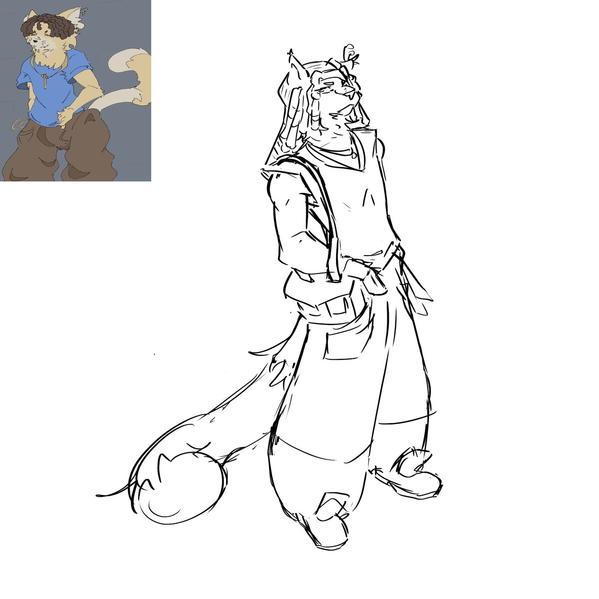 olobinkk's tweet photo. Wip drawings - #furry #art #furrie #drawingwip #wip https://t.co/D8KaHEmqy3