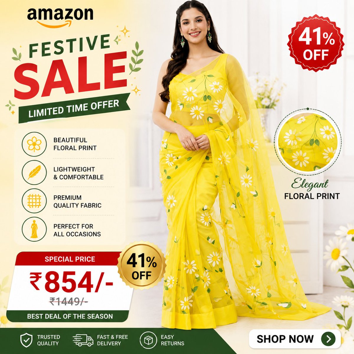 satya52888's tweet photo. Amazon🔗https://t.co/y7KqbKxMvJ
.
#amazonfinds #saree #WomensFashion #shopnow #onlineshopping https://t.co/Fs6uHYHEyu