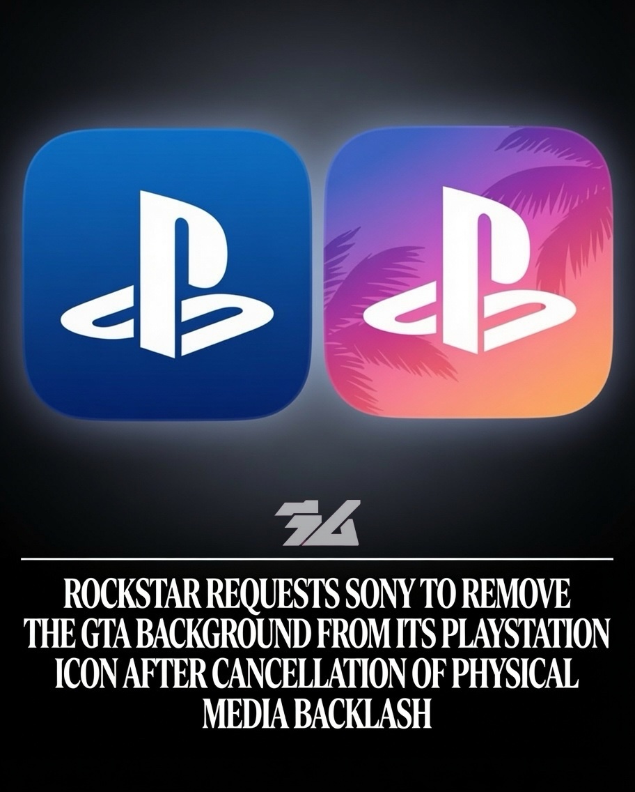 SuperSisi's tweet photo. Rockstar requested Sony to remove the GTA background from its PS Icon due to the severity of the backlash over their cancellation of physical media 

If Rockstar aren’t willing to be associated the fallout must be bad! https://t.co/oYNReBCA29