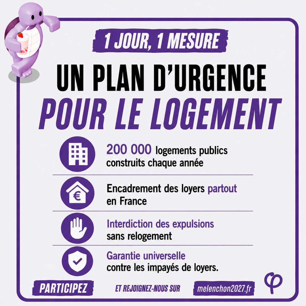 RoureLaurie's tweet photo. 🐢Un Jour Une Mesure du programme #LFI🐢

#Melenchon2027 #UnJourUneMesure 
#FollowBackInsoumis #AEC https://t.co/pwgEjblD9F