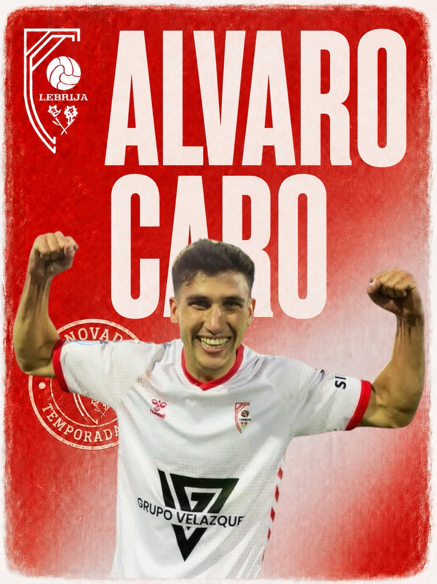 CAAntoniano's tweet photo. Nuestra zaga sigue cogiendo forma. Nos sentimos orgullosos de la renovación de nuestro capitán Álvaro Caro que seguirá dando ese gen de competitividad y garra a nuestro equipo. 
Vamos a por la cuarta Álvaro, ¿quién nos lo iba a decir? 
Que disfrute LEBRIJA contigo https://t.co/VOtKcqffKK