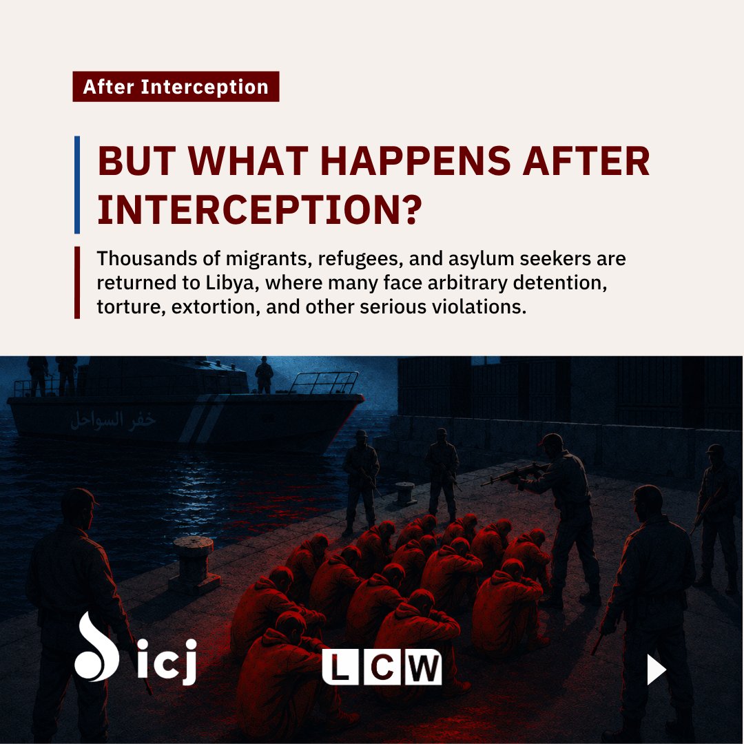 LCWNGO's tweet photo. Where does EU funding allocated for migration management in Libya go?

This joint report by Libya Crimes Watch (LCW) and the International Commission of Jurists (ICJ) examines how cooperation between the European Union (EU) and the authorities in Libya has contributed to exposing migrants, refugees, and asylum seekers to further grave violations, and raises questions about the compatibility of these policies with the EU’s human rights obligations.

📄 Read the report on LCW's website: https://t.co/KVCQ5m5vDu