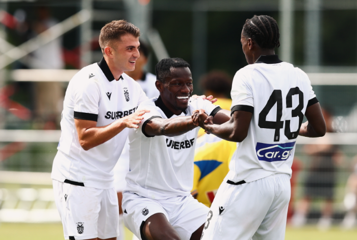 PAOK_FC's tweet photo. #Photogallery Δείτε τις υπόλοιπες εικόνες από την σημερινή φιλική αναμέτρηση με την KVC Westerlo στο Ζαλτμπόμελ. #PAOKWES #Preseason #FriendlyGame #NewEra 

🔗 https://t.co/tQMLEd3l4s https://t.co/8eqyMUpcrJ