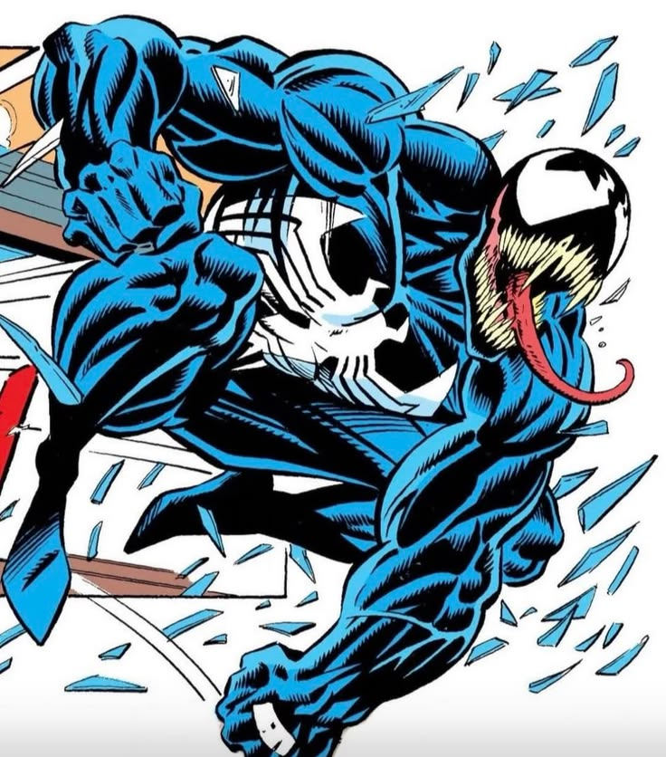 VenomArchive's tweet photo. This looks like it was suppose to be from the comic honestly Art by Mark Bagley and Randy Emberlin! https://t.co/71LAyO4miR