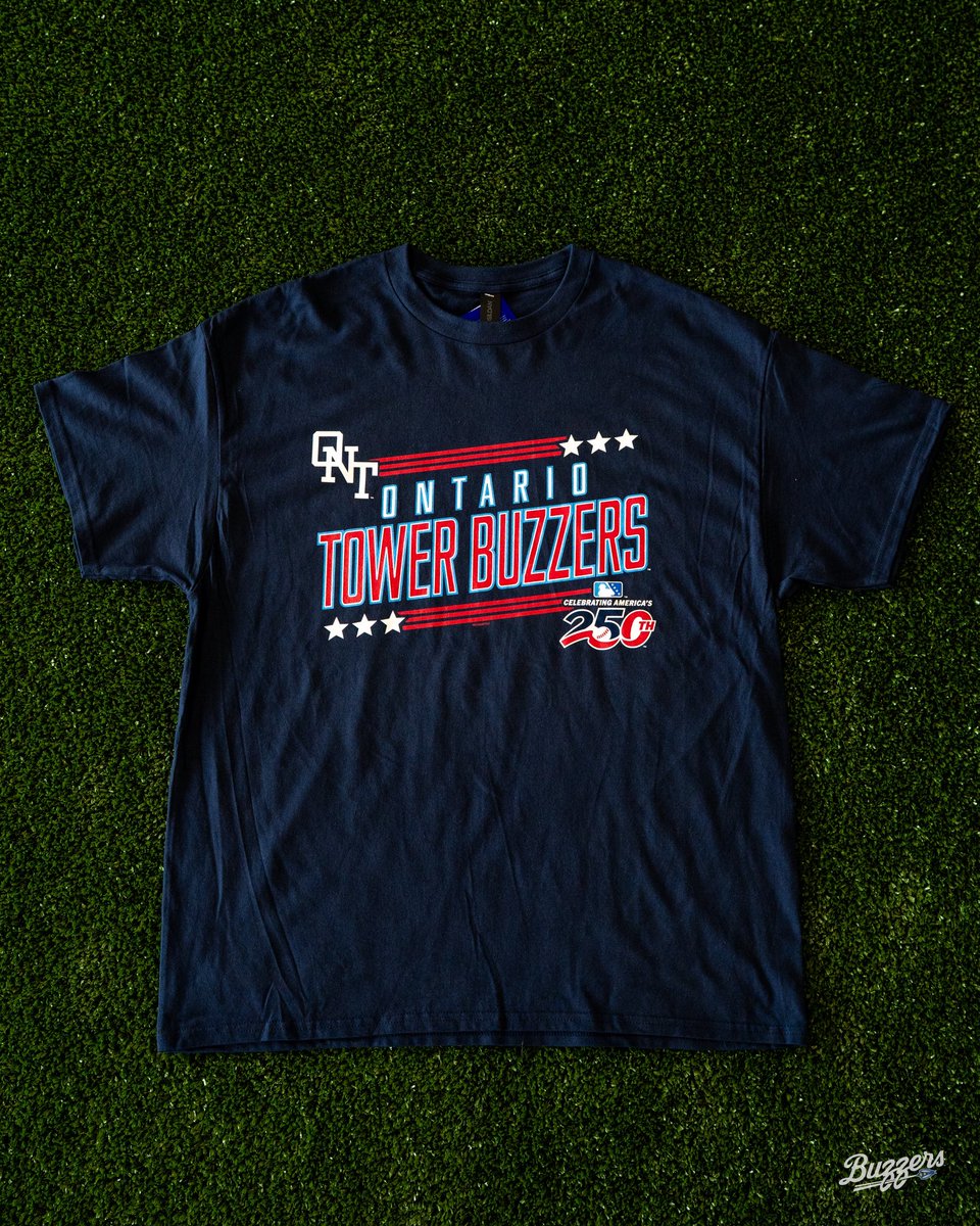 towerbuzzers's tweet photo. Happy 250th Birthday to the Best Nation 🇺🇸

Swing by the Buzz Shop to snag your Tower Buzzers USA 250 Hat, shirt and Tower Buzzers USA Soccer Jersey! https://t.co/DYK2Zsfy2g