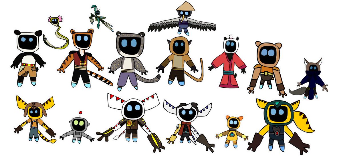 1378Mathilda's tweet photo. Kung Fu Lombax Astro Bot
#kungfulombax #kungfupanda #ratchetandclank #poping #tigress #tailung #monkey #viper #crane #mantis #meimei #wanderingblade #zhen #ratchetthelombax #clanktherobot #alisterazimuth #rivetthelombax #kittherobot #angelacross #astrobot #crossover https://t.co/sWPtDBRhLk