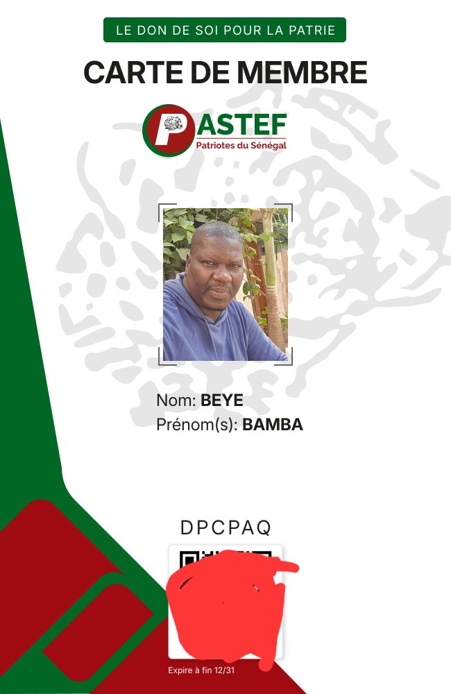 SAFEAfrique's tweet photo. La vraie révolution en marche inéluctable...
#SONKO 2029  #Pastef 
Enfin patriote militant https://t.co/FNQXDOK7jc