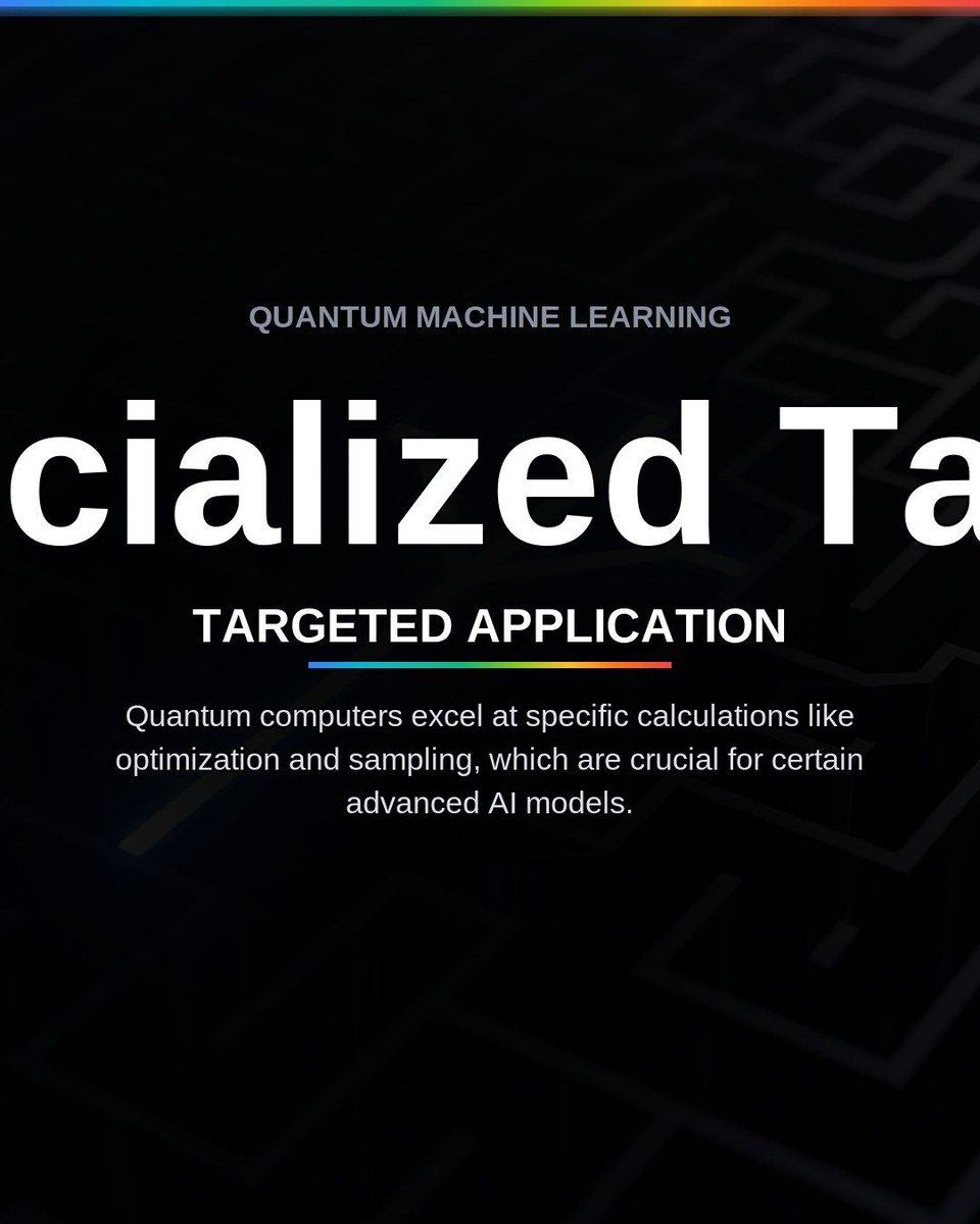 VibedeskDev's tweet photo. Is quantum computing the future of AI? Not a replacement, but a powerful accelerator. QCs will handle specialized tasks like complex optimization, working alongside classical AI in a hybrid model. It's a new tool for the hardest problems. #QuantumAI #AI #MachineLearning… https://t.co/gMcQT8HYNr
