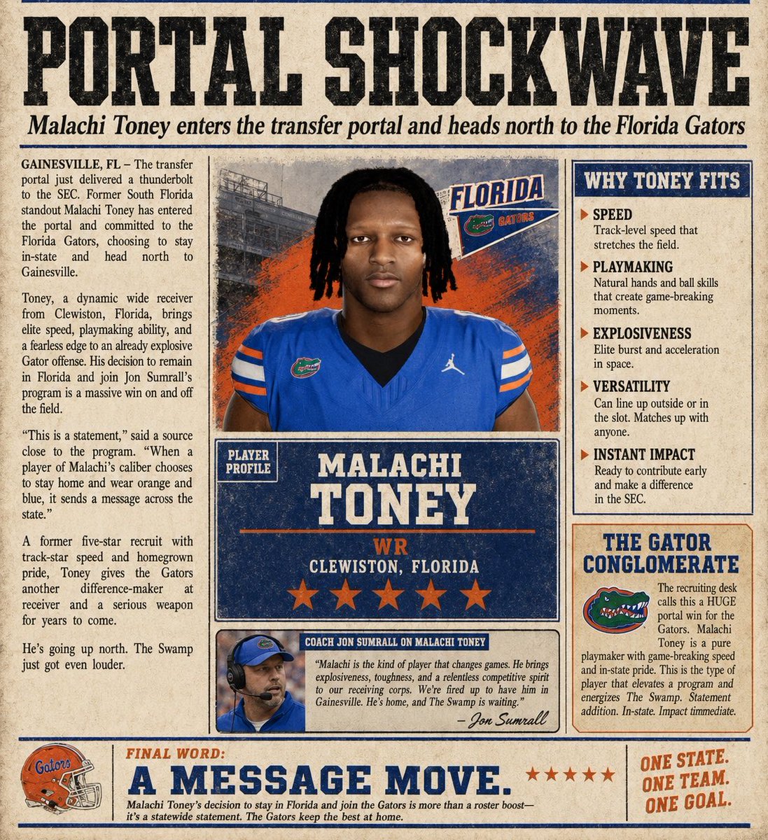 playboypack's tweet photo. game aine based on sympathy it's based on the Swamp 😂🐊 #CFB27 #GABOS https://t.co/WwIfl4KO6S