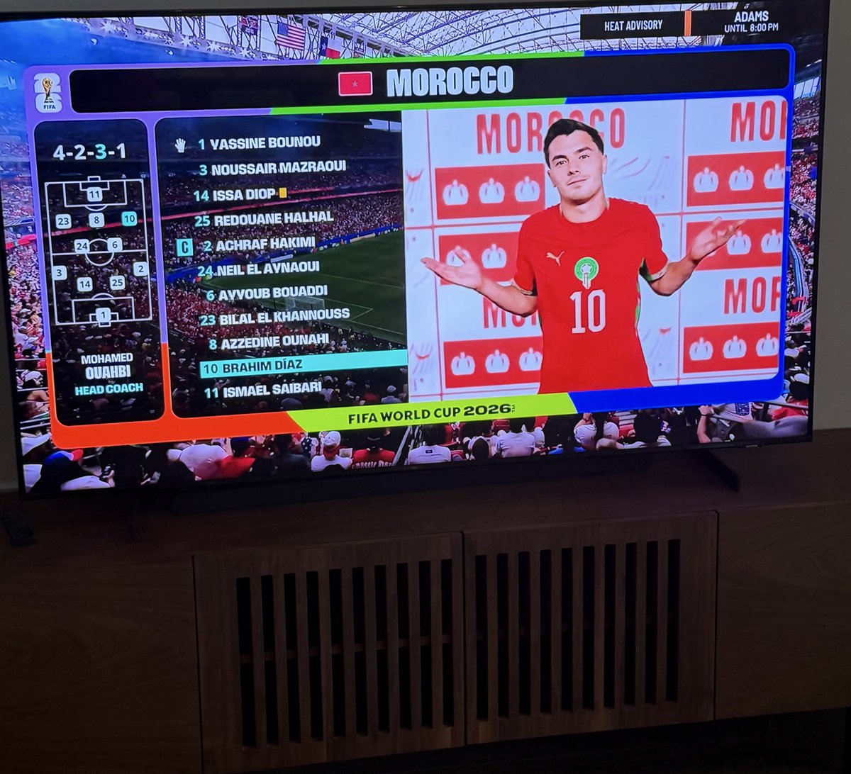 jwoolf317's tweet photo. Watching the World Cup on July 4th…an American tradition since 2026! 🇺🇸 https://t.co/GJIJ5GsFtK