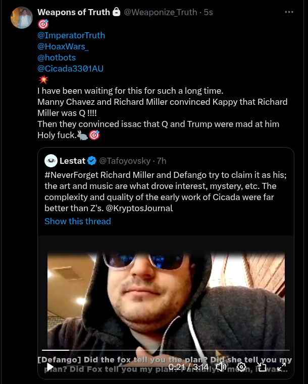 AlphaUnseen's tweet photo. Beth Bogaerts hoped being called "Fox" would conceal her hands on the op to steal #Cicada intellectual property. But everyone knows that Fox is Beth. On video, Manuel Chavez #Defango conspires, then makes threats. #Kappy. Missing pieces fall into place https://t.co/BLAG5s2bbG https://t.co/iyiOiYAdtS