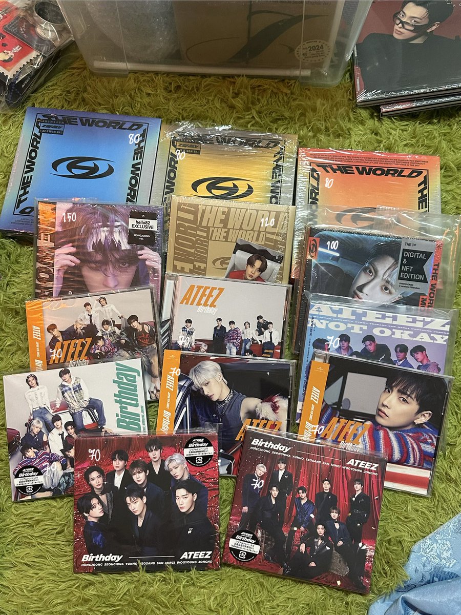 Camel_pre's tweet photo. wts | พร้อมส่ง ✨ ready to ship 

POB card, ATEEZ album card, md 
บั้มแกะแล้ว

✅Thai address/bank  
✅Eng
✅Worldwide shipping 

ไม่สะดวกส่องไฟ

에이티즈 포카 양도 홍중 성화 윤호 여상 산 민기 우영 종호  

เพิ่มเติม dm ค่ะ  

#ตลาดนัดATEEZ  #ตลาดนัดเอทีซ https://t.co/DJkLfh1as1