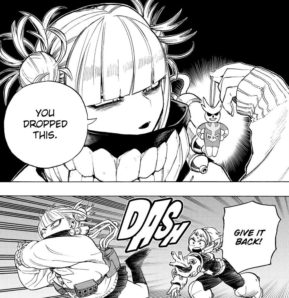 FreakarakiLover's tweet photo. This panel sorta reminds me if like when a dog has something it shouldn’t have and just runs away when caught https://t.co/q5rSCQy6BR