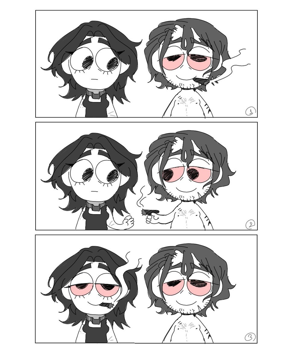 Deadmeat_007's tweet photo. short comic my oc &amp; Strade 
#Strade #ykmet #oc https://t.co/YTTDasGHyE