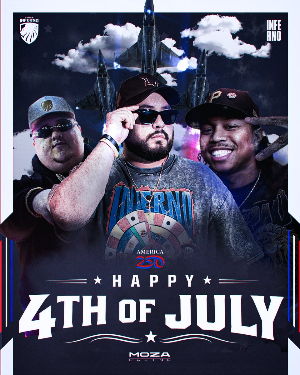 vegasinferno's tweet photo. Happy 4th of July! 🇺🇸
250 years strong. 
God Bless America. https://t.co/kTij2mUlO0