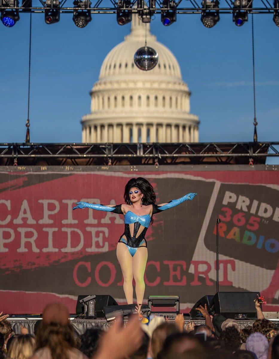 Drag_Crave's tweet photo. Myki Meeks looks fabulous for Capital Pride 2026 in Washington D.C. https://t.co/aNeoKOC0Or