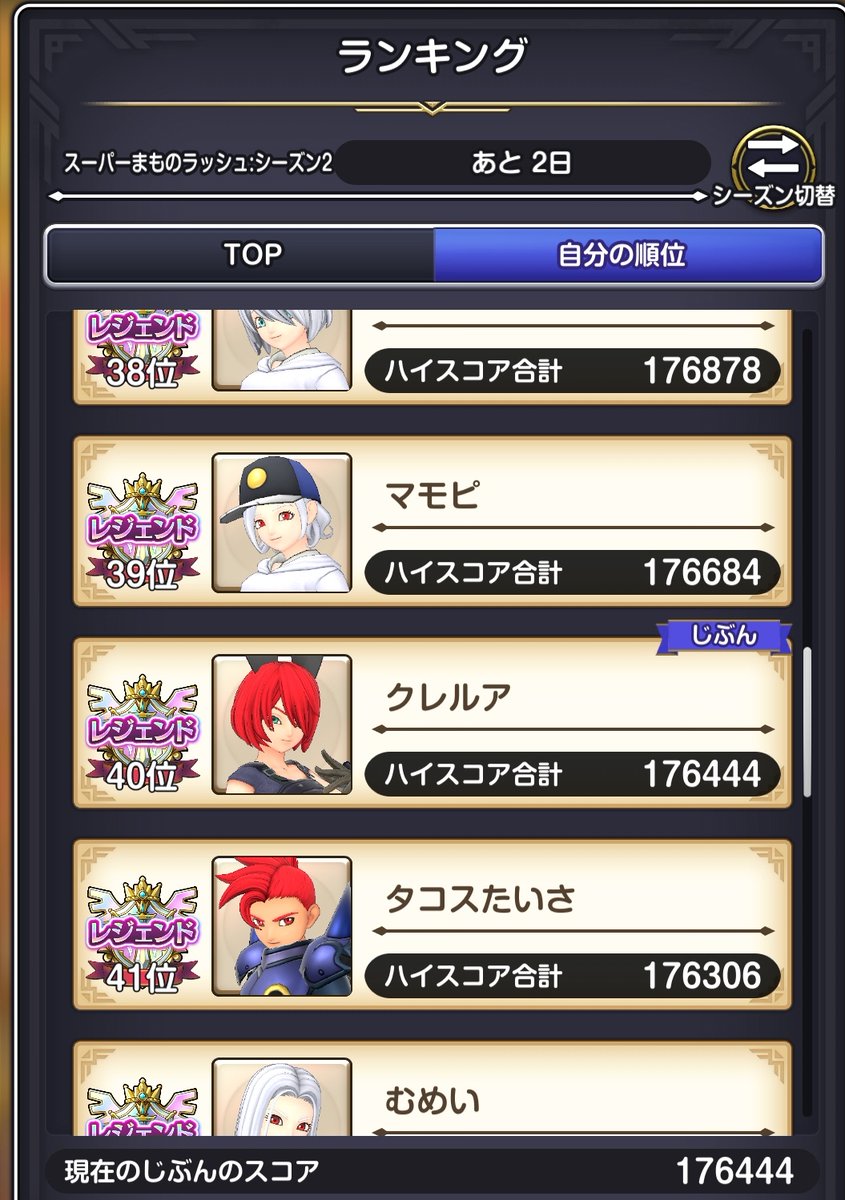 cletyan's tweet photo. スマグロ_現在40位！
100位に残れるかなー？ https://t.co/ajmHgt7VoK