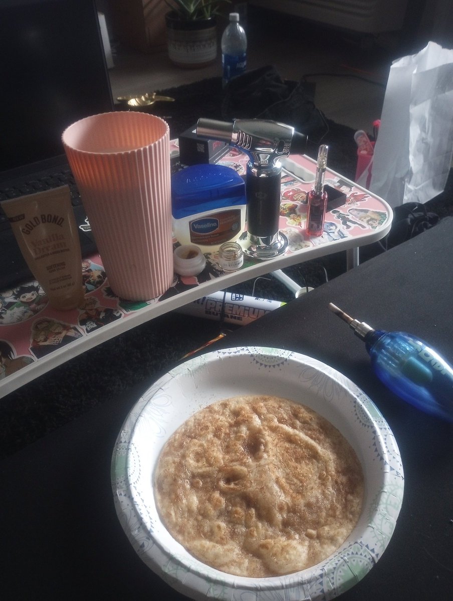 gashedndripping's tweet photo. Brekkie n hasan 360 cals 🐾 i was supposed to clean today but i have no energy so im lounging fr fr https://t.co/z2004igUbb