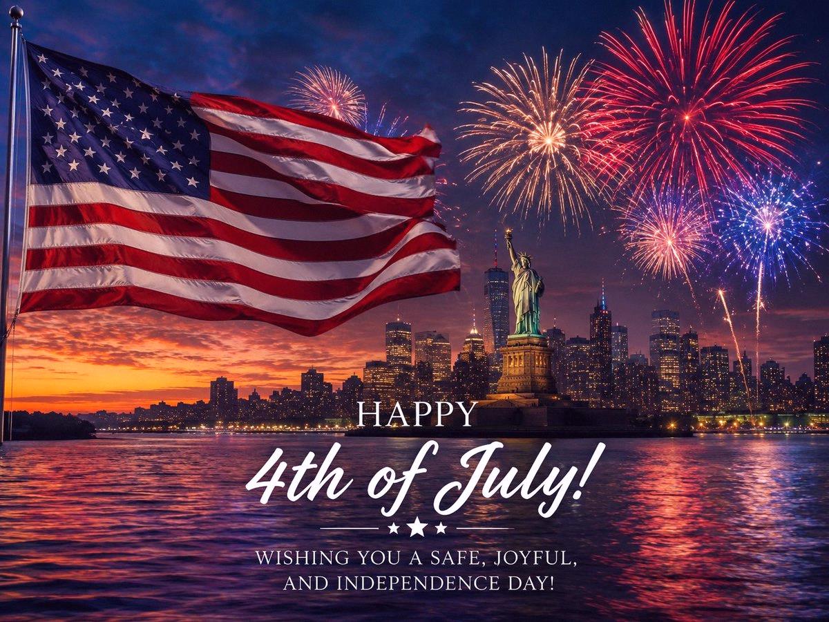 AndrielCardim's tweet photo. Happy 4th of July to all my American friends! 🎉🇺🇸 Hope you're having a great long weekend and taking some time off the charts. Don't worry—new trends and leaders will show up soon, and we'll be ready when they do. Enjoy the day! 🎇📈 https://t.co/ghla222BJ2