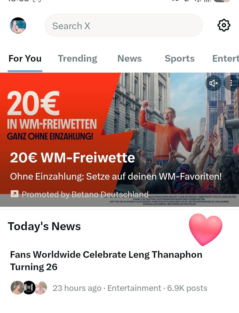 Lengso_Germany's tweet photo. UPDATE UPDATE!! 

Almost 7K post 🫶🫶

HAPPYBD LENG 26TH
#GrowingWithLeng26
#LengThanaphon https://t.co/Q2QntzFeJx