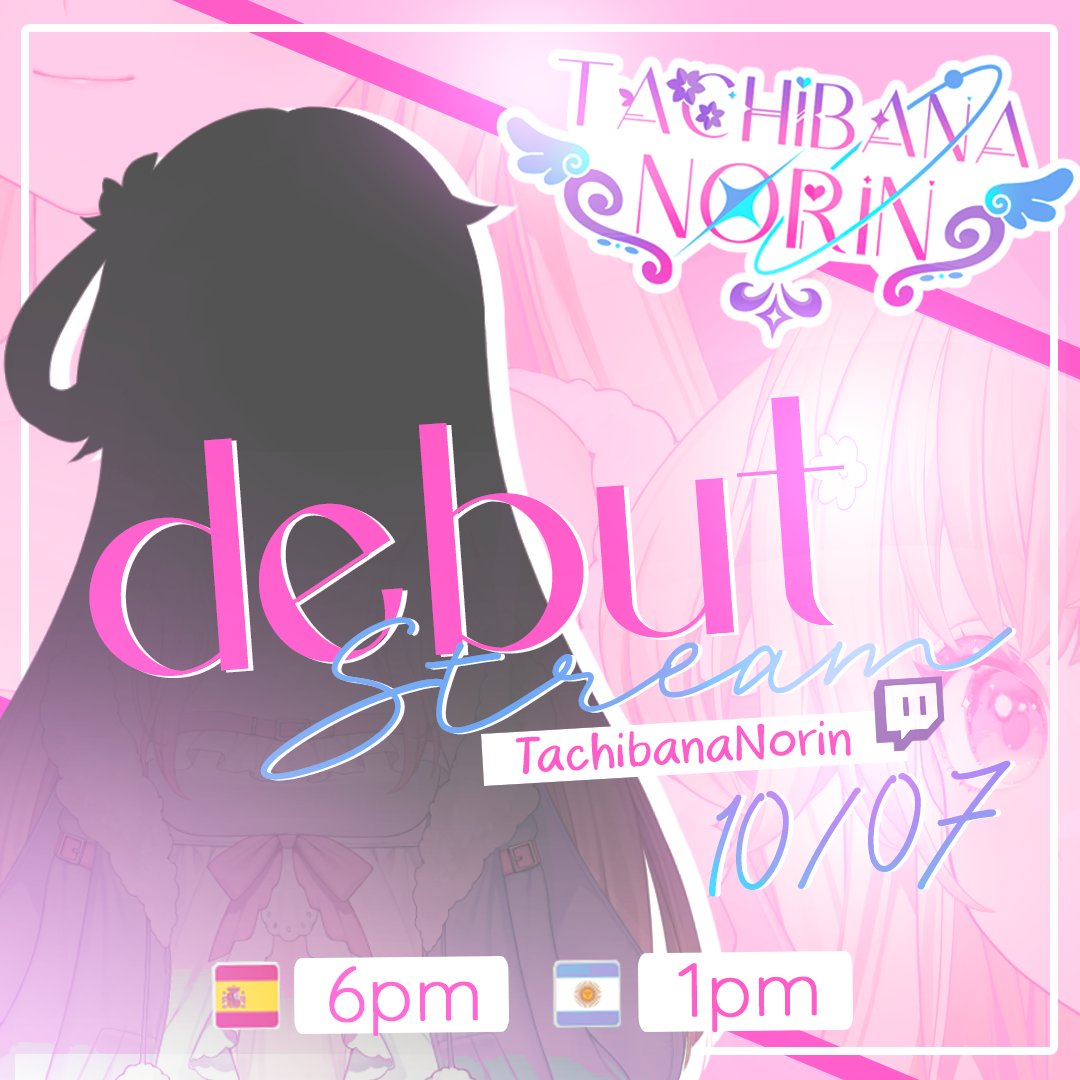 tachibana_norin's tweet photo. 🌸ANUNCIO DE DEBUT🌸 

Un torbellino de energía, combinado con mucha magia y locura...  

¡HA LLEGADO PARA QUEDARSE!✨ 

Acompáñame en mi aventura por estas tierras digitales, donde te prometo que nunca faltarán las risas❤️

🔗💜TachibanaNorin
🗓️⇨ 10 de Julio 

#VtuberES #Vtuber https://t.co/UanrtlQseS