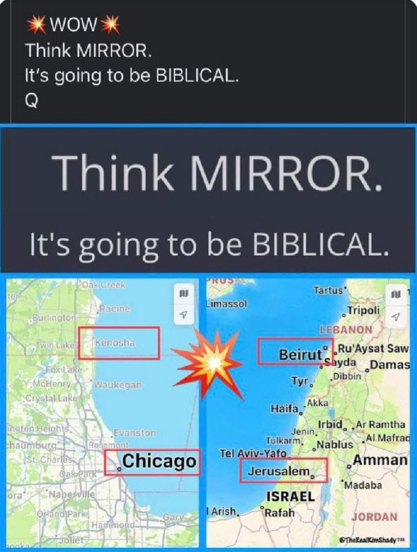 IknowtruthQ's tweet photo. "THE HOLY LAND" 
JER-USA-LEM 

Isaiah 2:1-12 -18:1-7 tells US (We The People) That We The People have been LIED to about the HOLY LAND. (ISRAEL) The United States 🇺🇲 is the HOLY LAND. 
A Nation POWERFUL 🪖 and TREADING DOWN, 〽️ 
(MEANING)
THE BEGINNING IT WAS ABOUT THE PEOPLE (WE THE PEOPLE) THE UNITED STATES CONSTITUTION
THE DECLARATION OF INDEPENDENCE.
NOW A GOVERNMENT THAT DOES NOT GIVE A 🐀 ASS ABOUT (WE THE PEOPLE). 
(A GOVERNMENT THAT FEARS THE PEOPLE VS A GOVERNMENT THAT THE PEOPLE FEAR)
Whose land the RIVERS 🌊 DIVIDE.” 
(MISSISSIPPI, OHIO RIVERS, etc) Israel (AMERICA 🇺🇲) Our Land is FULL of SILVER🎚, GOLD 💰 there is NO end to our TREASURES. (GOLD, OIL, etc) Our Land is also full of HORSES 🐎 there is NO END to our CHARIOTS. 
(ARMIES 🪖) & our land is 
FULL of IDOLS. (✝️) 
We WORSHIP the WORK of our OWN HANDS ✋️️(The ✝️) Which their own FINGERS have MADE. PEOPLE 🛐 down to them. (✝️ IDOLS)

Isaiah has been UNSEALED.
There is REST and TRUTH in the Book 📖 of Isaiah
 
Isaiah 2:1-12
5 O house of Jacob, come and let US walk
In the LIGHT 🕯 of the Lord.

6 For You have FORSAKEN Your people, the HOUSE of Jacob,
Because they are filled with EASTERN WAYS;
They are SOOTHSAYERS like the PHILISTINES,
And they are PLEASED with the CHILDREN of FOREIGNERS. 🩸
7 Their LAND is also FULL of SILVER and GOLD,💰
And there is NO END to their TREASURES;
Their LAND is also FULL of HORSES,🐎
And there is NO END to their CHARIOTS.
8 Their LAND is also full of IDOLS; ✝️
They WORSHIP the WORK of their OWN HANDS, ✝️
That which their own FINGERS have MADE.
9 People BOW 🙇‍♂️ DOWN,
And each man HUMBLES HIMSELF;
Therefore DO NOT FORGIVE them.

10 Enter into the ROCK, and HIDE in the DUST,
From the TERROR of the Lord
And the GLORY of His MAJESTY.
11 The LOFTY LOOKS 👀 of MAN SHALL be HUMBLED,
The HAUGHTINESS of men shall be BOWED DOWN,
And the Lord ALONE SHALL be EXALTED (IN THAT DAY).

12 For the DAY of the Lord of HOSTS 
Shall COME UPON EVERYTHING PROUD and LOFTY,
Upon EVERYTHING LIFTED up—
And it SHALL be BROUGHT LOW —

THIS IS ALL BIBLICAL 🌎 
NCSWIC 🍿 🍿 🍿