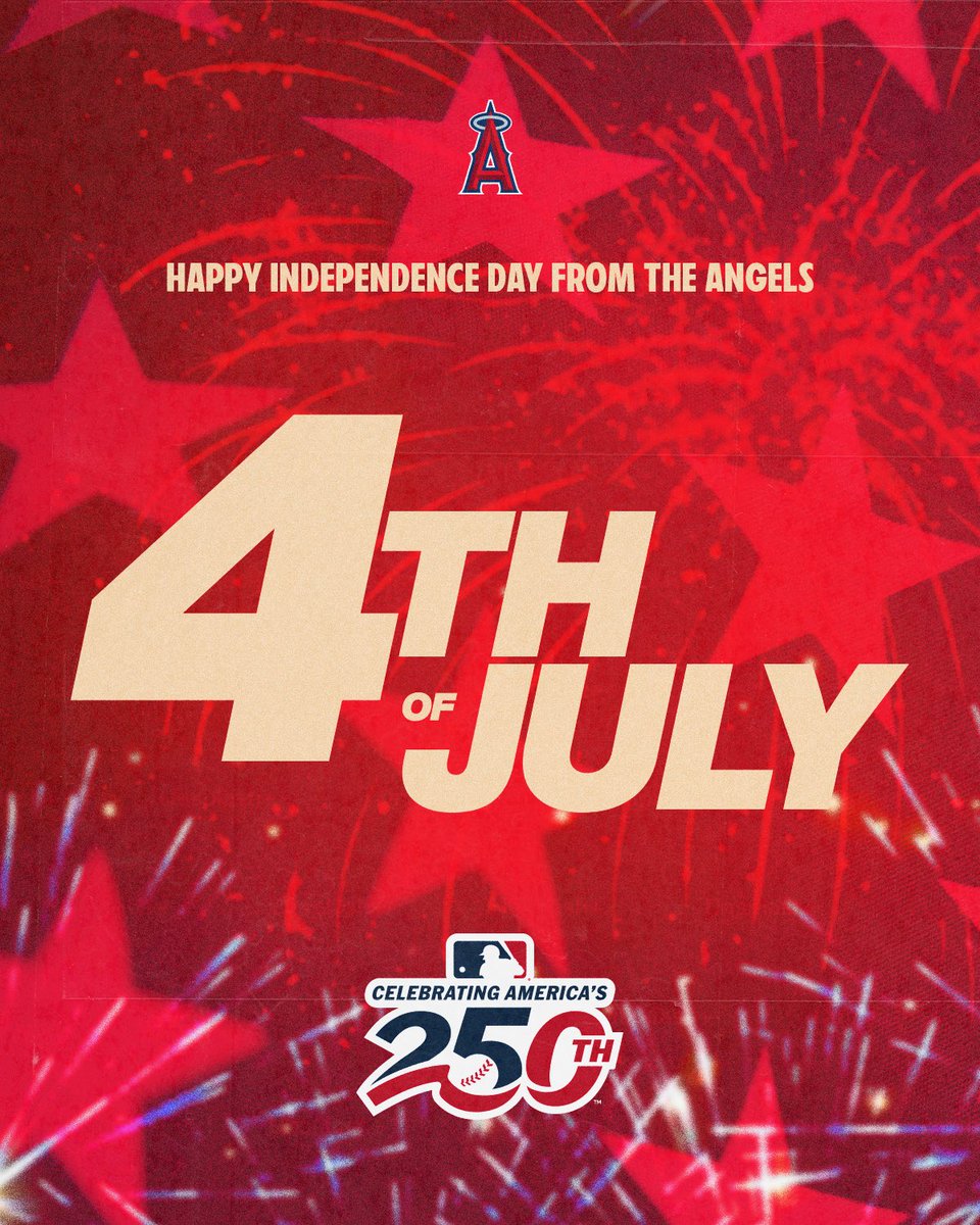 Angels's tweet photo. Happy Fourth of July, Angels fans! 🇺🇸

#America250 https://t.co/7tZ0JaFdZx