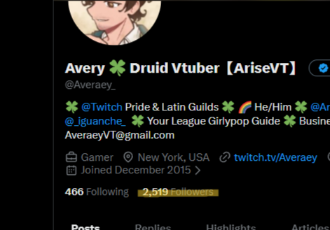 Avery 🍀 Druid Vtuber【AriseVT】 tweet media