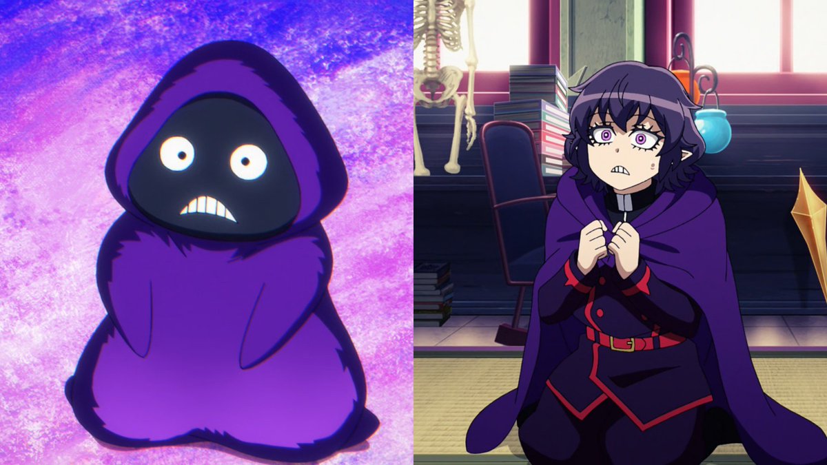 MerryXcafe's tweet photo. Who's this absolute cutie that just showed up in the 14th episode of Mairimashita! Iruma-kun Season 4?

That's none other than Nafura! 
Yes, that strange little demon is actually such a cutie! 💜

It's a crime to hide such cuteness! 

#mairuma #iruma https://t.co/1vhsBP7CyH