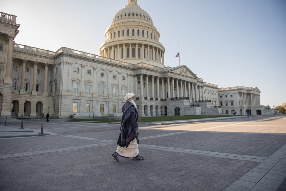 SadhguruJV's tweet photo. Today, whatever America does, the world tends to follow.  That is not just power, it is responsibility.  America has shown the world what a nation can achieve with 250 years of outward freedom, my wish is that the next chapter is about achieving inner freedom too.  Happy 250th, America. -Sg