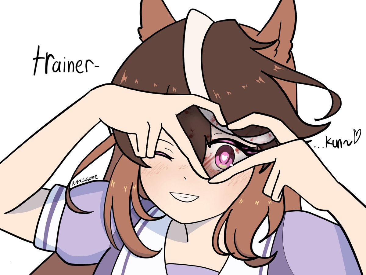 vixawsome's tweet photo. yandere rudolf (reference used)

#umamusume #ウマ娘 https://t.co/JiCBqmSzWQ