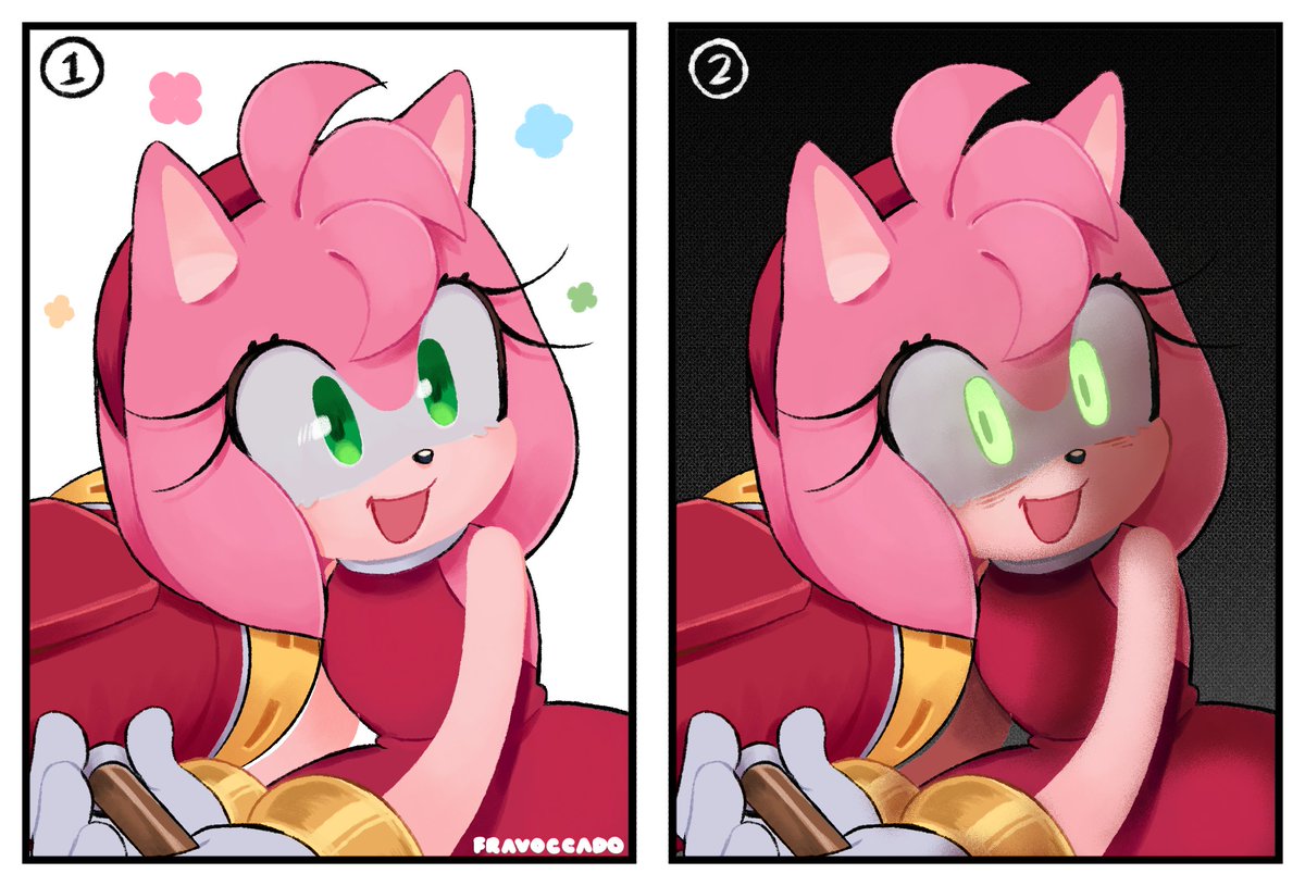 Fravoccado's tweet photo. Yeah Amy was not holding back ✌️🫥 
#AmyRose https://t.co/P3XaQ3q2KB
