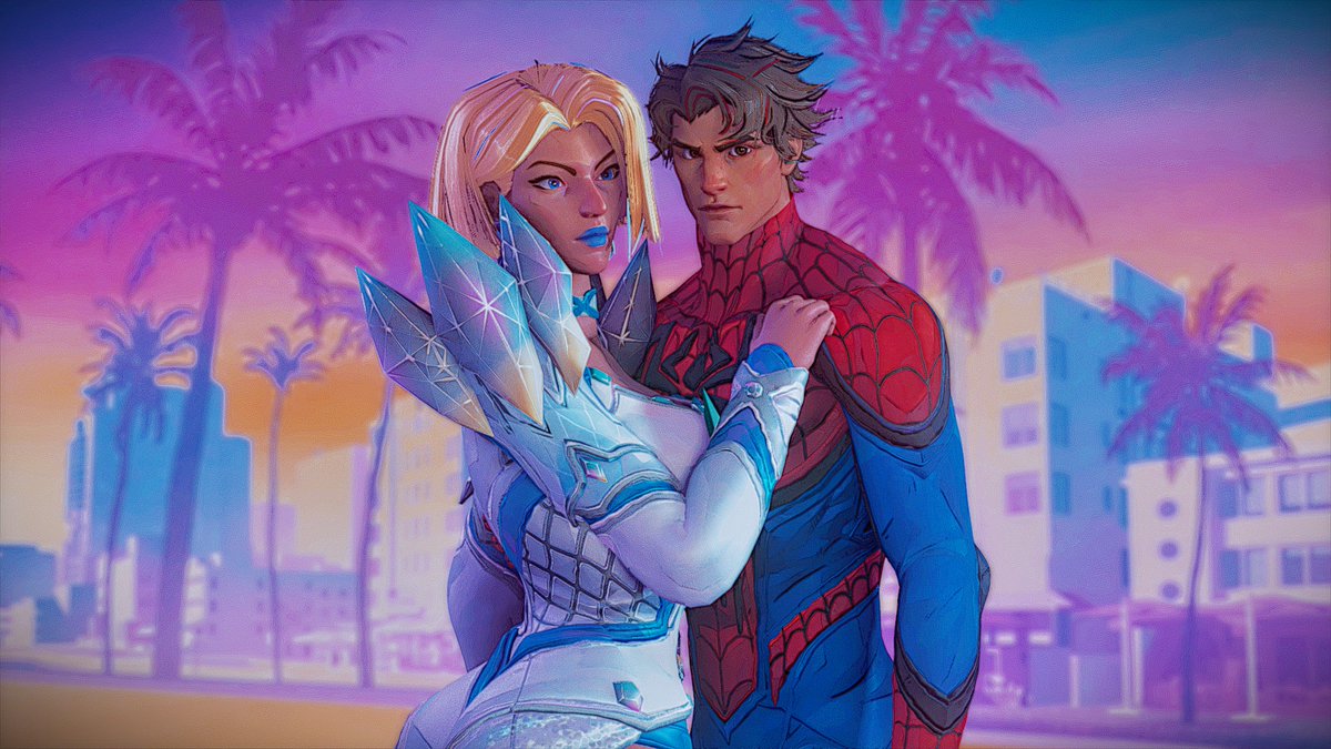 GeekGump's tweet photo. Here's one with Emma Frost 😎❤️‍🔥

#MarvelRivals #MarvelRivalsFanArt #EmmaFrost #SpiderMan #DiamondWeb #3DArt #FanArt https://t.co/9YwAmlvw2t