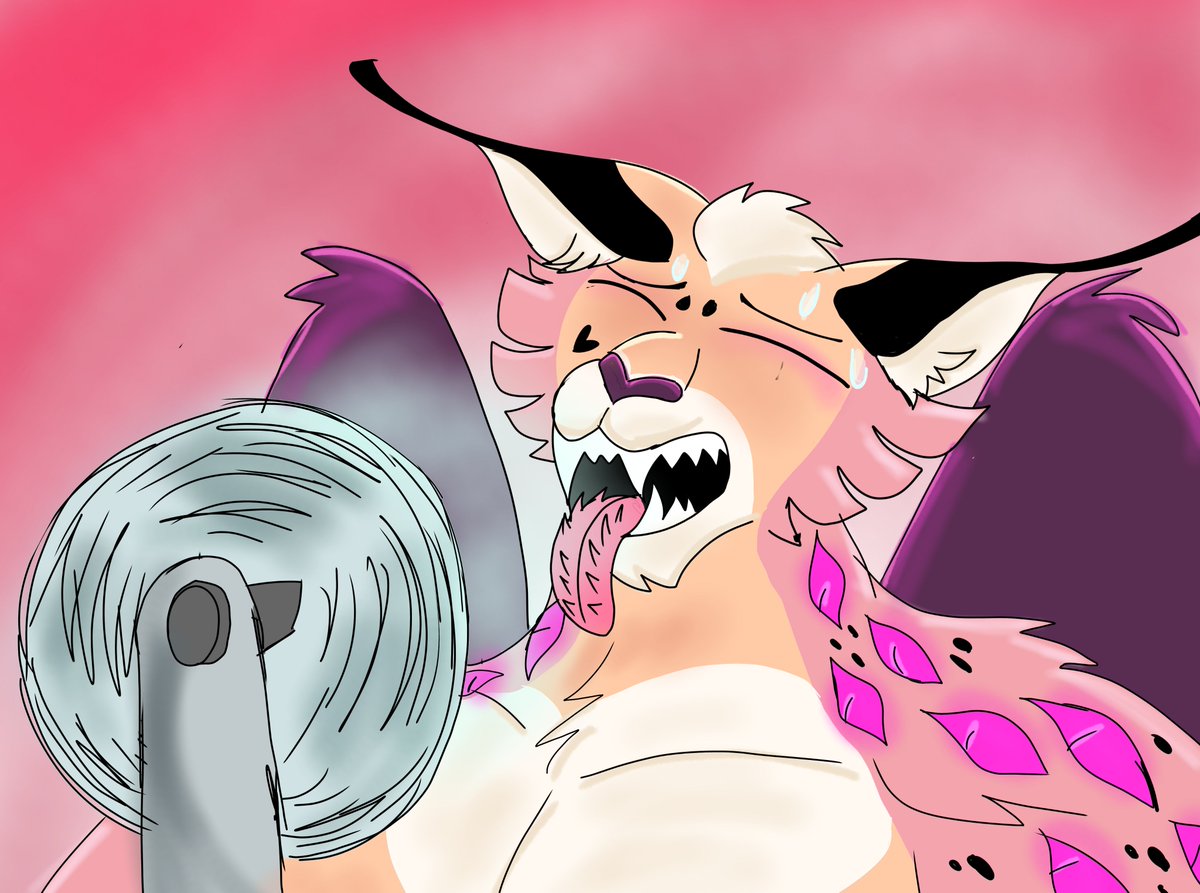YahyaSobhi3077's tweet photo. Sitri is metling XD #Sitri #helluvabossSitri #furry #furryart #art https://t.co/VzDRgZZKEe