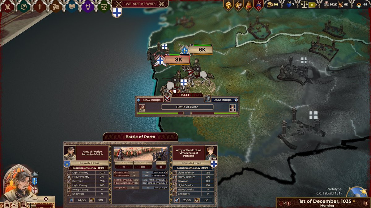 CoHgame's tweet photo. @BenVibrantt Happy #ScreenshotSaturday!

Lead your noble family to glory in Crown of Hispania, a grand strategy game focusing on fun over frustration. Here's how maintaining different troop types can slowly drain your kingdom's treasury!

Explore more on our Steam page linked in our profile! https://t.co/QbCzK6BdtS