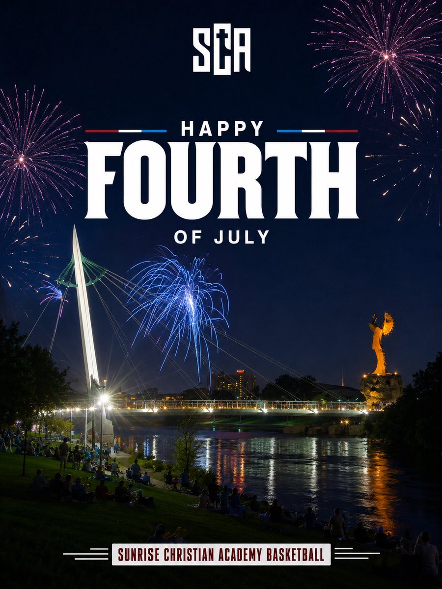 sunrisehoops's tweet photo. Happy 4th from Sunrise Christian Hoops 🇺🇸🦬 https://t.co/sO4jx7FP69