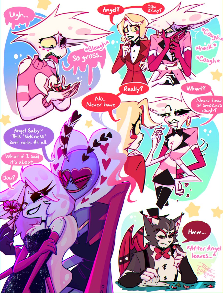Triona___'s tweet photo. Hanahaki au in the big 2026??
#angeldust #husk #hazbinhotel #hazbinhotelfanart #huskerdust https://t.co/bBBwPBbnYb
