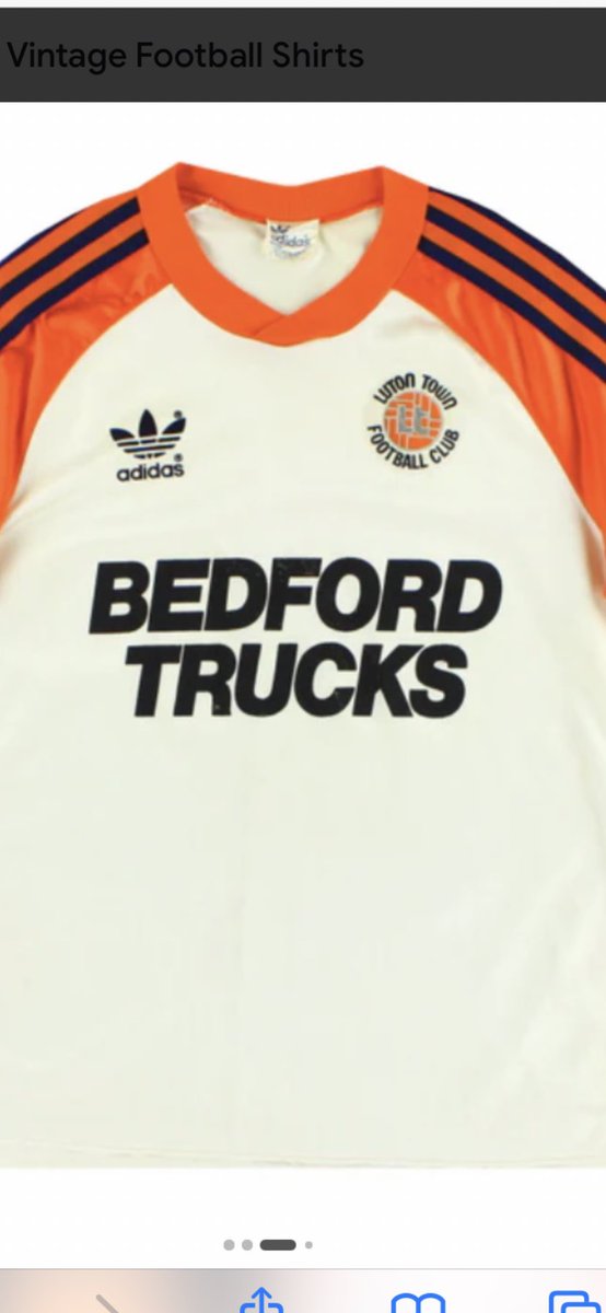 OldLuton's tweet photo. @LutonJournoLTFC 82 Home shirt is the King… https://t.co/ciBWXBlDcq