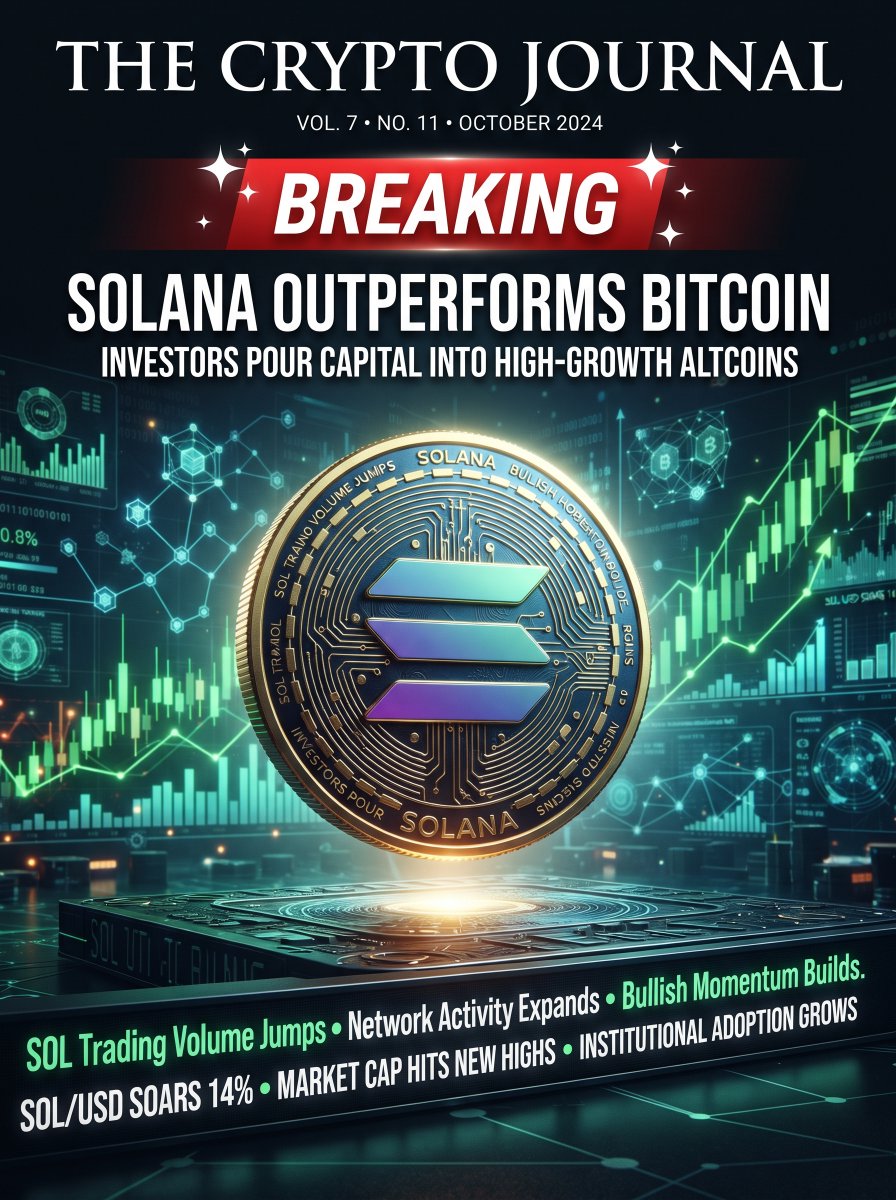 ChainBrief's tweet photo. Flipping the script! ☀️ Solana is officially leading the charge and outperforming Bitcoin as investors pour capital into high-growth altcoins. 🚀

Is this the official kickoff for a massive altseason, or just a temporary rotation? Let me know your playbook below! 👇 #Solana #SOL https://t.co/pik1dgez3b