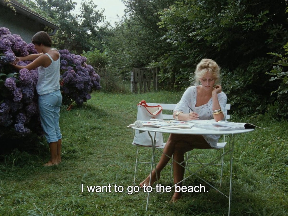 Criterion's tweet photo. 👙🩴 

PAULINE AT THE BEACH (1983) • Now playing in our Directed by Eric Rohmer collection on the Channel! https://t.co/scaDlj2UlE
