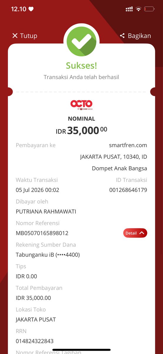 putrianarrr's tweet photo. @smartfrencare @oushizasatsuki @euIogizes @maplesylus @smartfrenworld kenapa ya saya beli paket data pake qr saldo sudah terpotong dan berhasil tapi diapk nya nga ada paket data masuk??? https://t.co/1INjJ8Tkrl