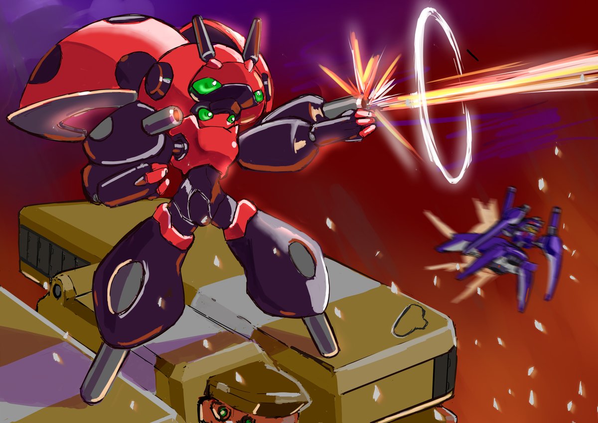 pikugatu's tweet photo. #メダロット・ナビ　より　#トレミック
を描いてみました！ https://t.co/3UDlhWrpBE