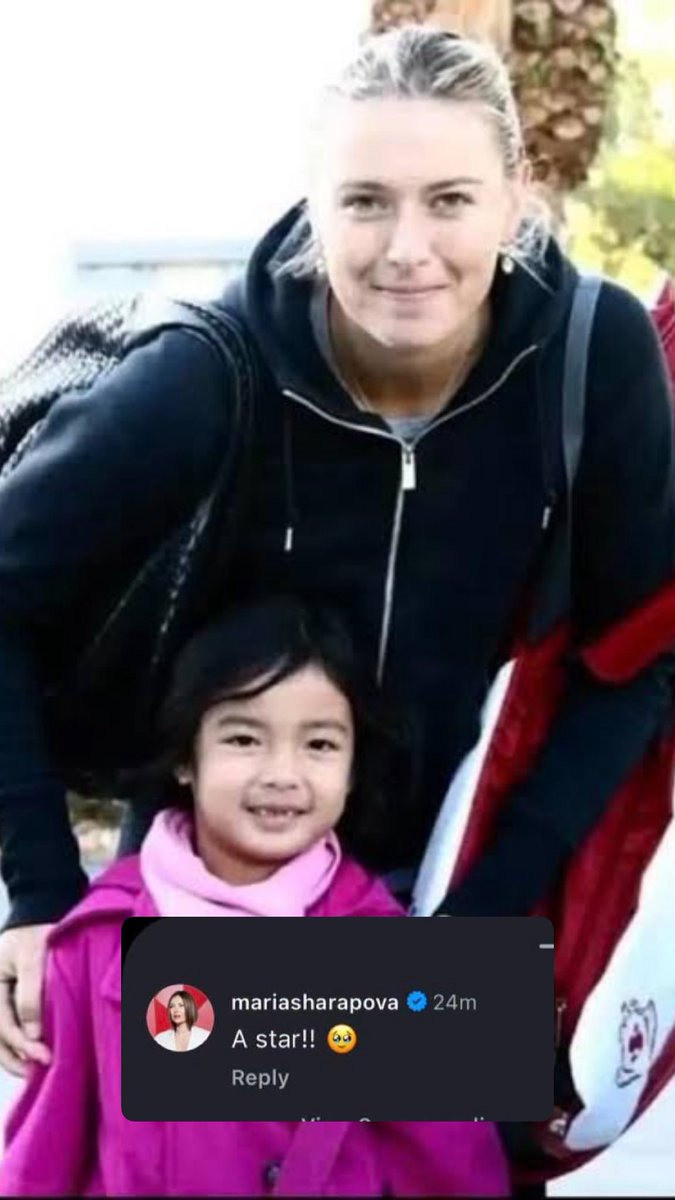 cristiancofino_'s tweet photo. A STAR 🥹✨

From being a young girl dreaming big with a racket in hand to now earning praise from one of tennis’ greatest icons, Alex Eala continues to write a beautiful story.

Years ago, Alex was just a little girl taking a photo with Maria Sharapova. Today, that same tennis legend is watching her shine on one of the sport’s biggest stages and calling her exactly what she has become: “A star” 

Maria Sharapova’s simple yet powerful words after Alex’s performance against Iga Świątek say it all: “A star.” 🥹 

#Wimbledon