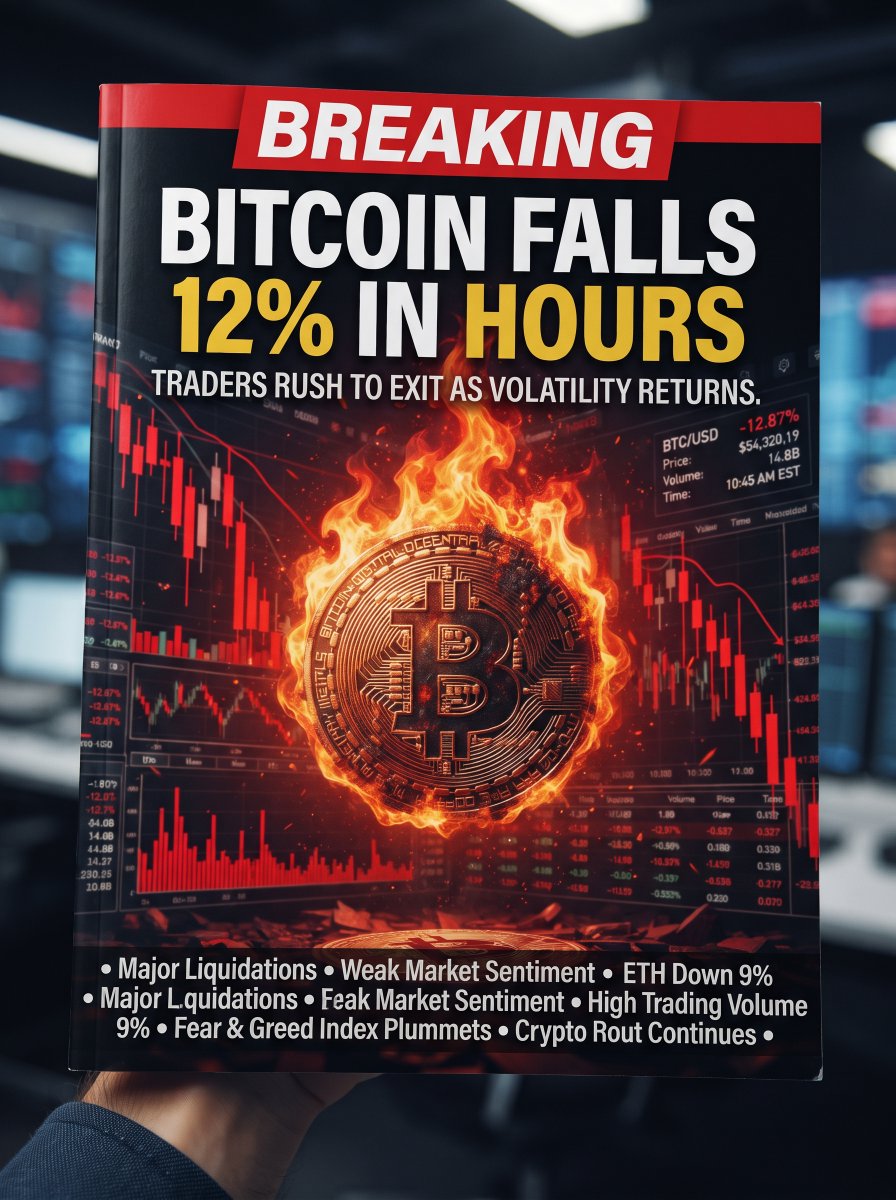 ChainBrief's tweet photo. Market chaos returns! 🚨 bitcoin:native plunges 12% in hours as panic selling takes over and liquidations spike across the board. 📉

Max pain or the ultimate buy-the-dip opportunity? Drop your predictions below! 👇 #Crypto #Bitcoin #Bearish https://t.co/ytGTaAzNot