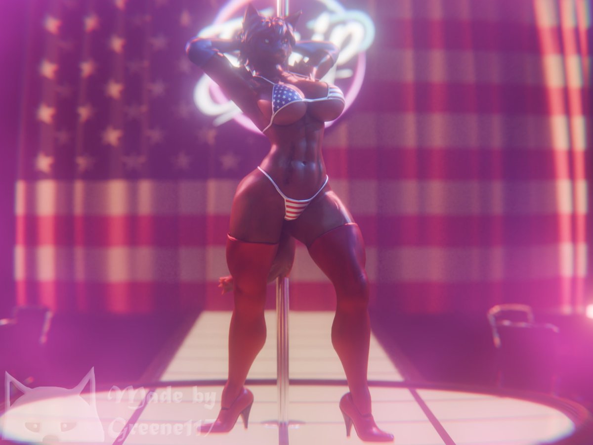 realgreenebol's tweet photo. Caramel has a special for today's 4th of July. All her shows are half off, valid for only this 4th of July.

Model by petruz, Background from Open3DLab
#furryart #blender https://t.co/E6YlIZ6EGK