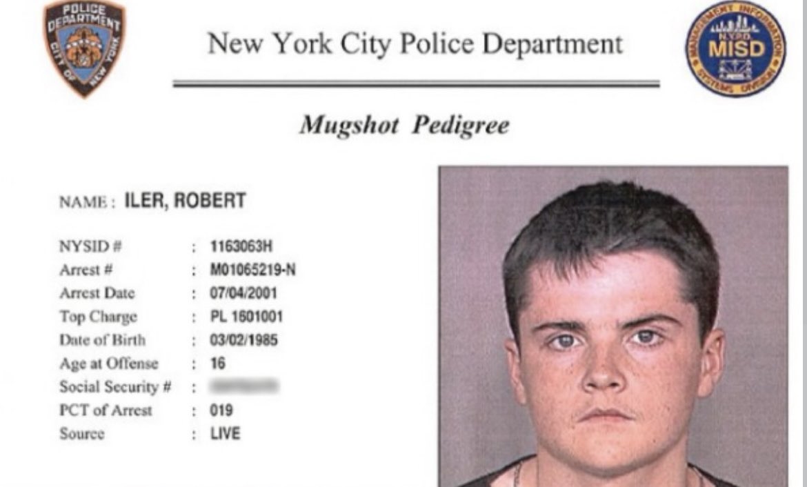 25YearsAgoLive's tweet photo. 16-year-old Robert Iler, who portrays AJ Soprano on hit show The Sopranos, is arrested for robbing two teenagers in Manhattan. 

He is also booked on a marijuana possession charge. 

He pleads guilty to a single charge of larceny. https://t.co/TPDw70nxqB