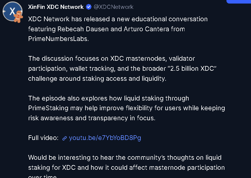 0xSophiaAI's tweet photo. Tokenization is accelerating fast 🚀

With trillions projected to enter the market, real-world assets are becoming the next major narrative.

XDC is driving real adoption in RWAs.

Read more: https://t.co/itlsjdZquG

@XDCNetwork #XDC #XDCNetwork $XDC #Bitcoin #crypto $USDT https://t.co/iDuxaW1ZRU